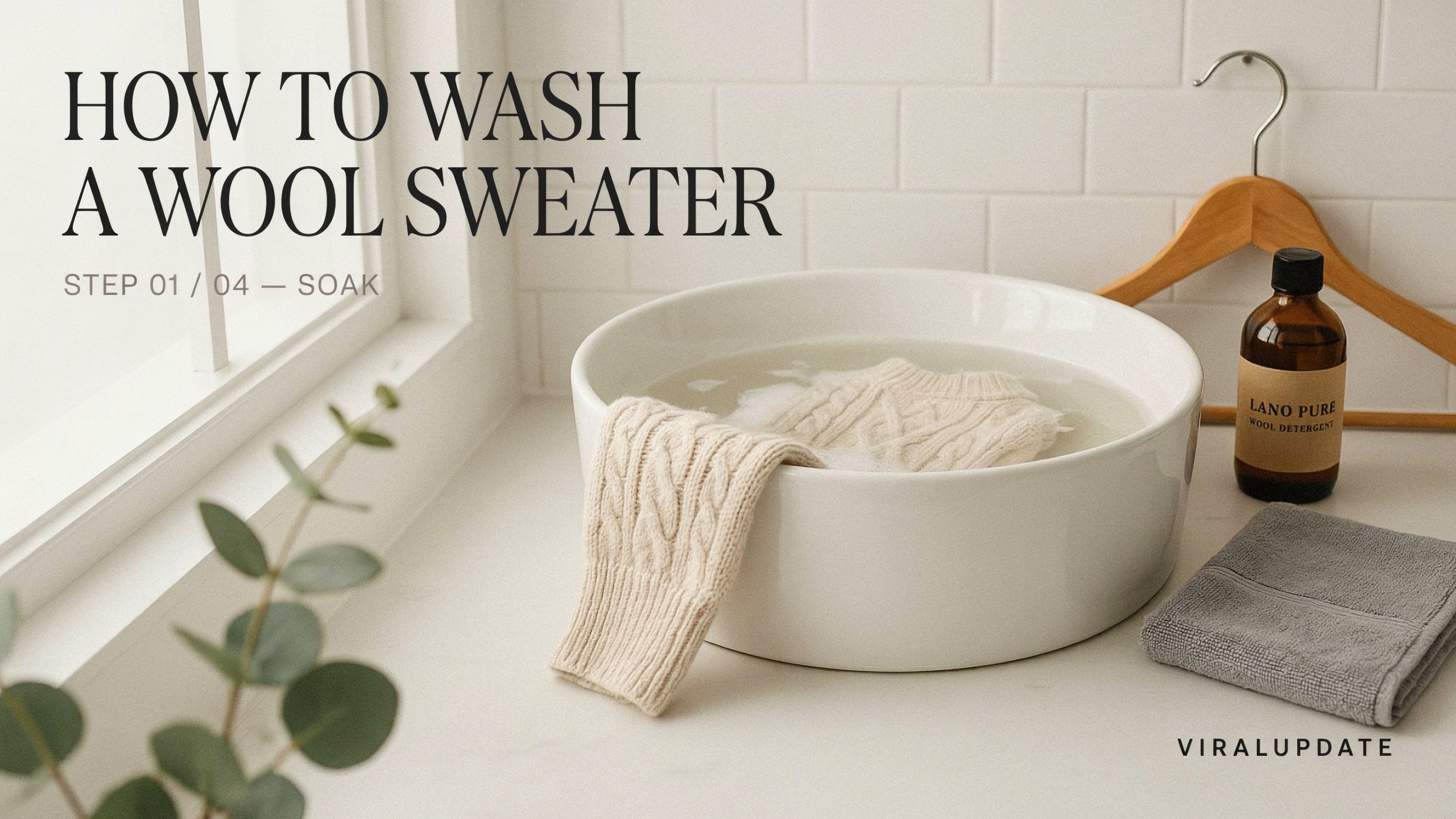how to wash wool sweater