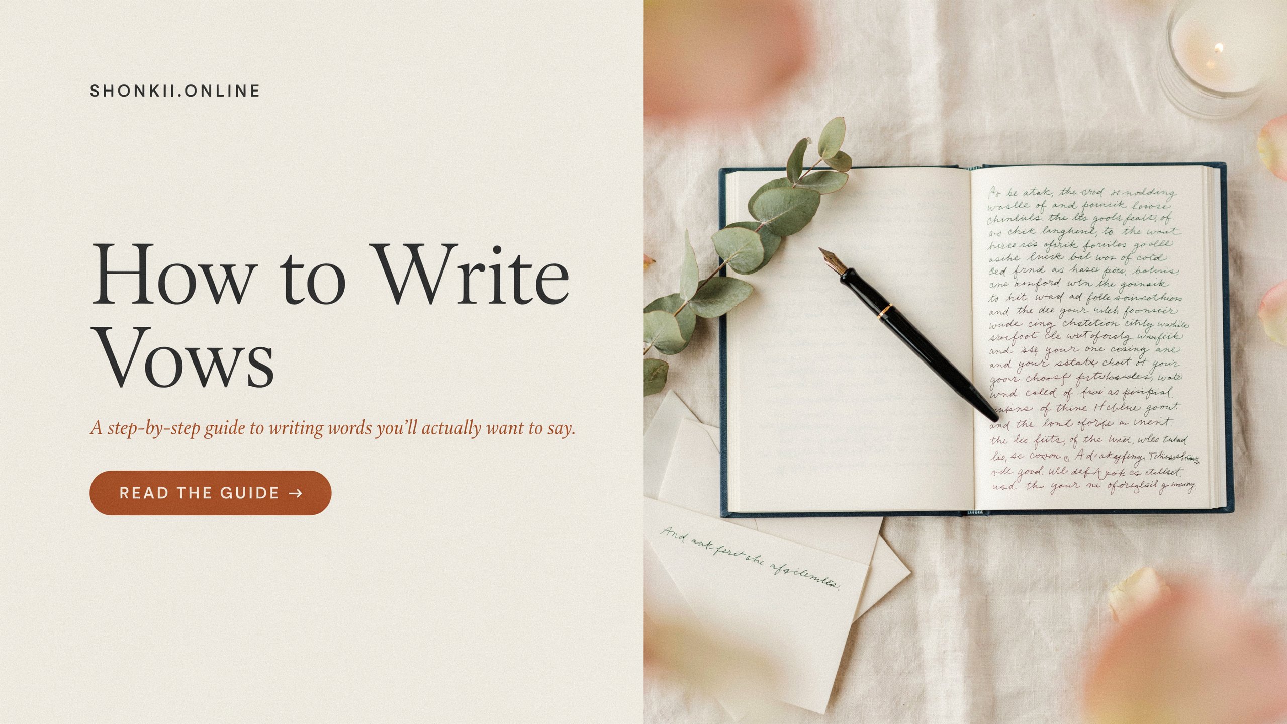 How to write vows