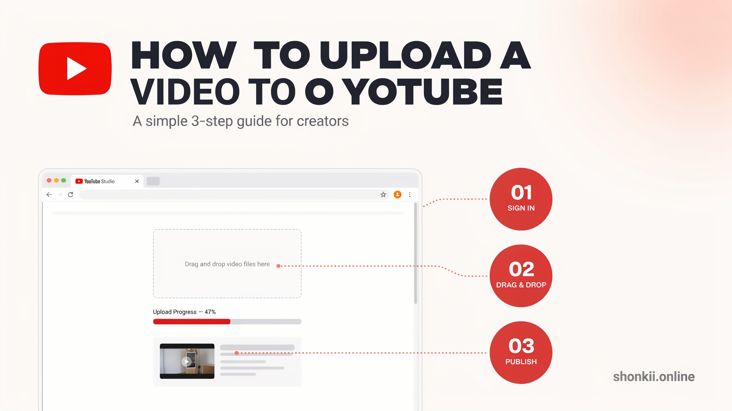 How to upload a video to YouTube